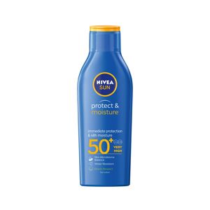 Nivea Hydratačné mlieko na opaľovanie SPF 50 Sun (Protect & Moisture Lotion) 200 ml