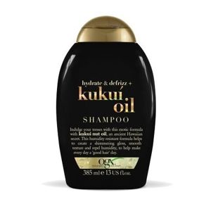 OGX Hydratačný šampón proti krepatosti kukui olej 385 ml