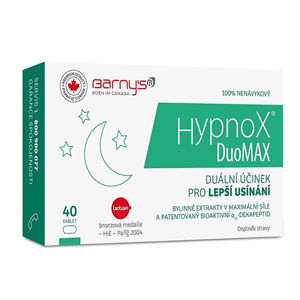 Barny´s Hypnox DuoMax 40 tbl. -ZĽAVA -Krátke EXPIRÁCIA - 28.2.2021