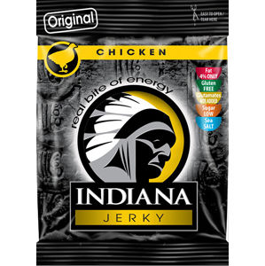 Indiana Indiana Jerky chicken (kuracie) Original 25 g -ZĽAVA - KRÁTKA EXPIRÁCIA 31.12.2020