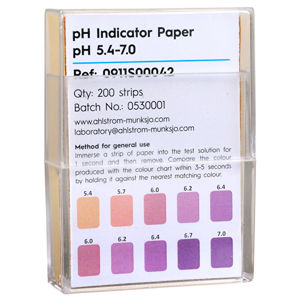 Fisher Scientific Indikátorové pH papieriky (5,4-7,0) 200 ks
