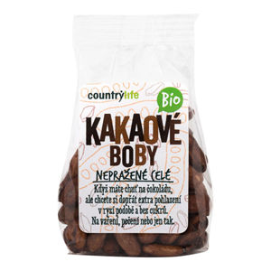 Country Life Kakaové bôby nepražené celej BIO 100 g