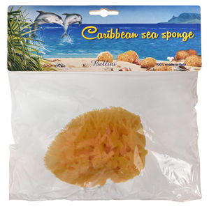 BELLINI Karibská přírodní mořská houba – SVĚTLÁ 11 - 12 cm