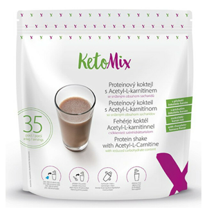 KetoMix Proteinový koktejl s Acetyl-L-karnitinem s příchutí čokoláda-banán (35 porcí)