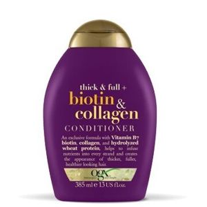 OGX Kondicionér biotín-kolagén 385 ml pre husté a plné vlasy