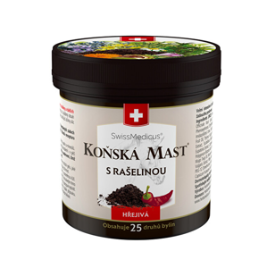 Herbamedicus Konská masť s rašelinou hrejivá v plastovej dóze 250 ml