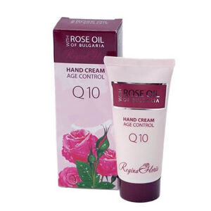 BioFresh Krém na ruky s koenzýmom Q 10 as ružovým olejom Rose Of Bulgaria (Hand Cream) 50 ml
