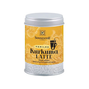 Sonnentor Bio Kurkuma Latte-vanilka 60g dózička (Pikantné korenená zmes)