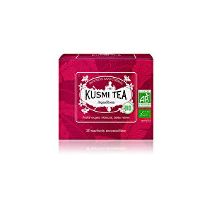 Kusmi Tea Aqua Rosa 20 mušelínových vrecúšok 40 g + 2 mesiace na vrátenie tovaru