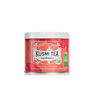 Kusmi Tea AquaSummer BIO plechová dóza 100 g + 2 mesiace na vrátenie tovaru