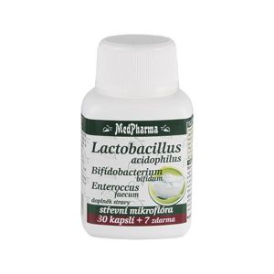 MedPharma Lactobacillus acidophilus + 2 kmeny 30 kapslí + 7 kapslí ZDARMA