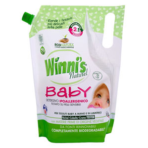 Winni´s Hypoalergénny prací gél s avivážou a jemnou vôňou pre bábätká a deti 800 ml -ZĽAVA - poškodená etiketa + 2 mesiace na vrátenie tovaru