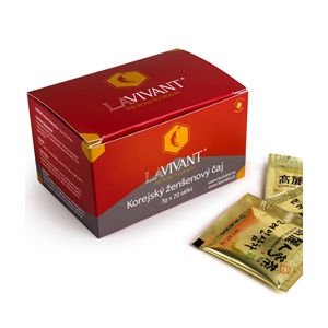 La Vivant LAVIVANT ženšenový granulovaný čaj, papierová krabička, 20 ks