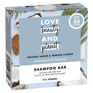 Love Beauty and Planet Tuhý šampón s kokosovou vodou a kvety mimózy (Shampoo Bar) 90 g