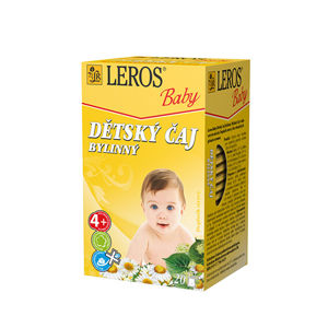 LEROS LEROS Baby BIO Detský čaj bylinný 20 x 2 g