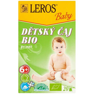LEROS LEROS Baby BIO Detský čaj bylinný 20 x 2 g -ZĽAVA - KRÁTKA EXPIRÁCIA 31.12.2021
