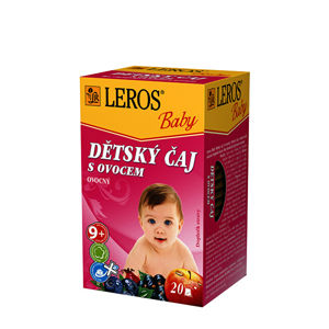 LEROS LEROS Baby Detský čaj s ovocím 20 x 2 g