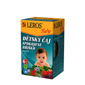 LEROS LEROS Baby Detský čaj spokojna bruško 20 x 2 g