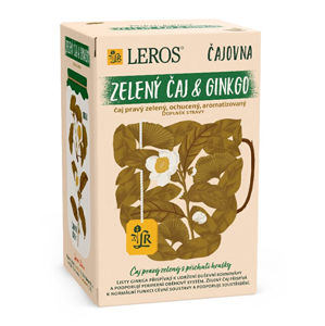LEROS Čajovňa Zelený čaj Ginkgo 20 x 2 g + 2 mesiace na vrátenie tovaru