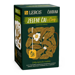 LEROS Čajovňa Zelený čaj z Číny 20 x 2 g + 2 mesiace na vrátenie tovaru