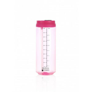 LES ARTISTES Cestovné fľaša 500 ml Transparent Pink
