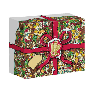 Lifelike Food Vianočná darčeková krabička plná dobrôtok 1250 g