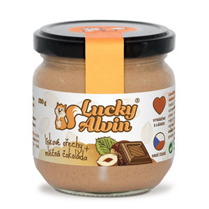 Lucky Alvin Lieskové orechy + mliečna čokoláda 200 g