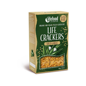 Lifefood Bio Life crackers s medvedím cesnakom 90 g