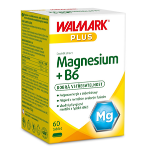 Walmark Magnesium + B6 60 tbl. -ZĽAVA - poškodená krabička