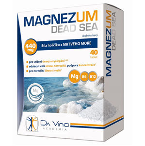 Simply You Magnezum Dead Sea Da Vinci Academia 40 tablet -ZĽAVA - poškodená krabička