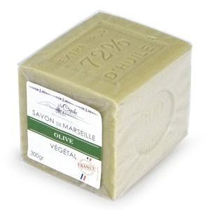 La Cigale Marseillské mydlo "Cube" - Oliva 300 g - ZĽAVA - mierne obouchané hrany