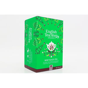 English Tea Shop Čierny čaj s mätou BIO 20 vrecúšok