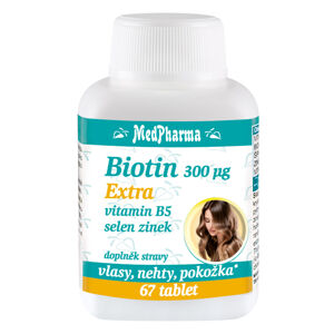 MedPharma Biotín 300 µg Extra - 67 tabliet