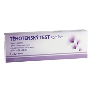 MedPharma Med Pharma Tehotenský test Komfort 10mIU / ml 2 ks