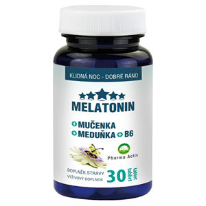 Clinical Melatonín Mučenka Medovka B6 30 tablet + 2 mesiace na vrátenie tovaru