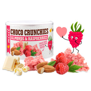 Mixit Crunchies - Malinové čokohrudky s mandľami 140 g