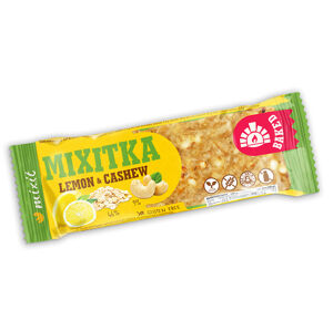 Mixit Mixit ka bez lepku pečená - Citrón + kešu 60 g -ZĽAVA - KRÁTKA EXPIRÁCIA 20.6.2022 + 2 mesiace na vrátenie tovaru
