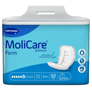 MoliCare Vložné plienky MoliCare Premium Form Extra Plus 6 kvapiek 32 ks