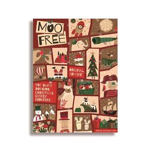 Moo-Free Čokoládový adventný kalendár 70 g