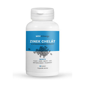 MOVit Energy Zinok Chelát 15 mg, 90 tabliet