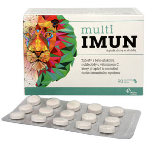 Omega Pharma MultiIMUN cmúľavé tablety s grepovou príchuťou 90 ks
