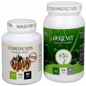 Odporúčaná kombinácia produktov Na Krvný tlak - Cordyceps Premium + Regevit
