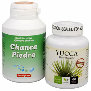 Odporúčaná kombinácia produktov Na Obličky - Chanca Piedra + Yucca Premium + 2 mesiace na vrátenie tovaru