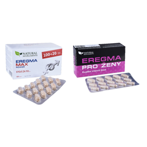 Natural Medicaments Eregma pre ženy 60 tabliet + Eregma MAX power 100 + 20 tabliet ZD ARMA