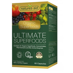 Natures Aid Extrakty superpotravín a enzýmov 60 tabliet