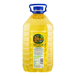 Country Life Olej slnečnicový dezodorizovaný na vyprážanie a pečenie BIO 5 litrů
