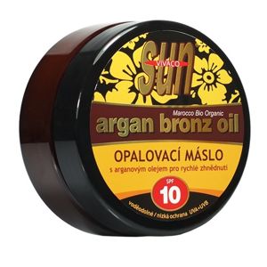 Vivaco Opaľovacie maslo Argan bronz oil OF 10 200 ml