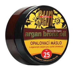 Vivaco Opaľovacie maslo Argan oil OF 25 200 ml