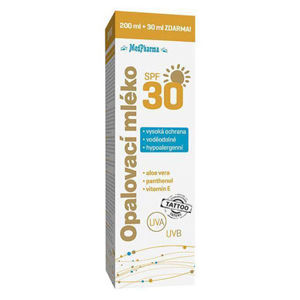 MedPharma Opaľovacie mlieko SPF 30 230 ml