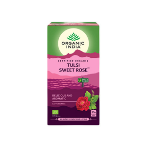 Organic India Tulsi sladká ruža 25 sáčkov BIO